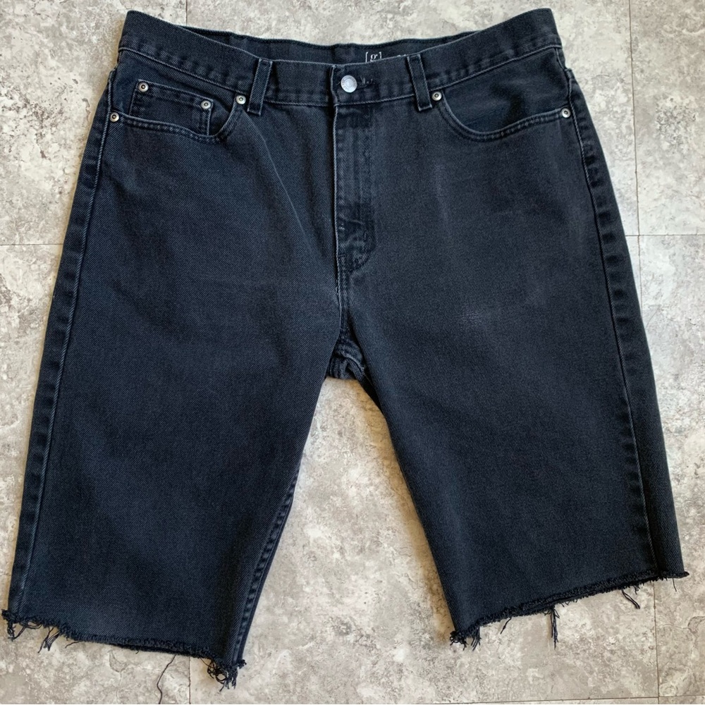 George Black Men's Denim Cutoff Shorts Size 36